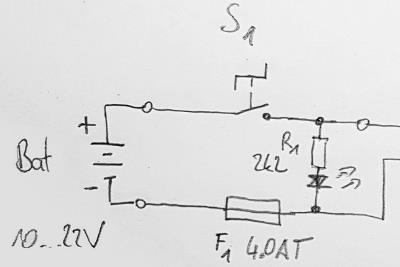 Image: Power supply circuit plan