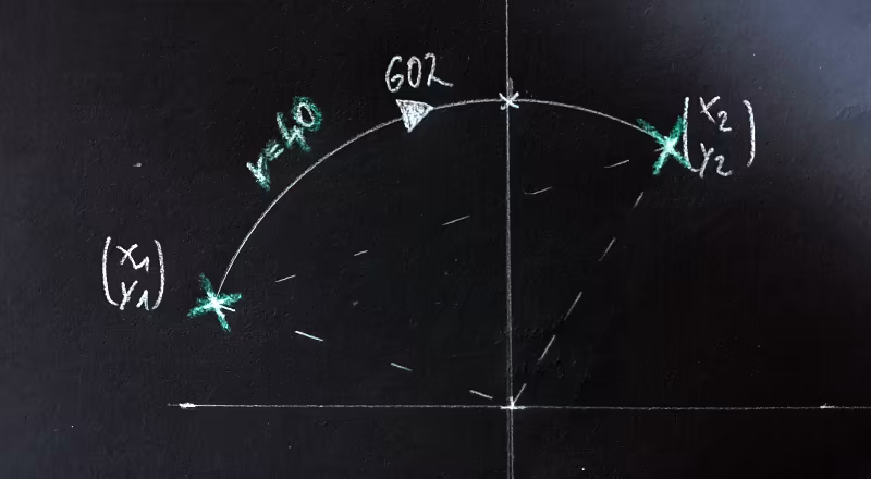Image: drawing an arc using given radius, start- and endpoint